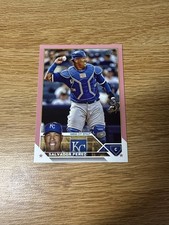 2023 Topps Series 1 - Salvador Perez Mother's Day Hot Pink 13/50 Jersey Number