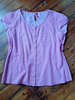 Leichte Sommerbluse Gr. 42 manguun gebraucht rosa