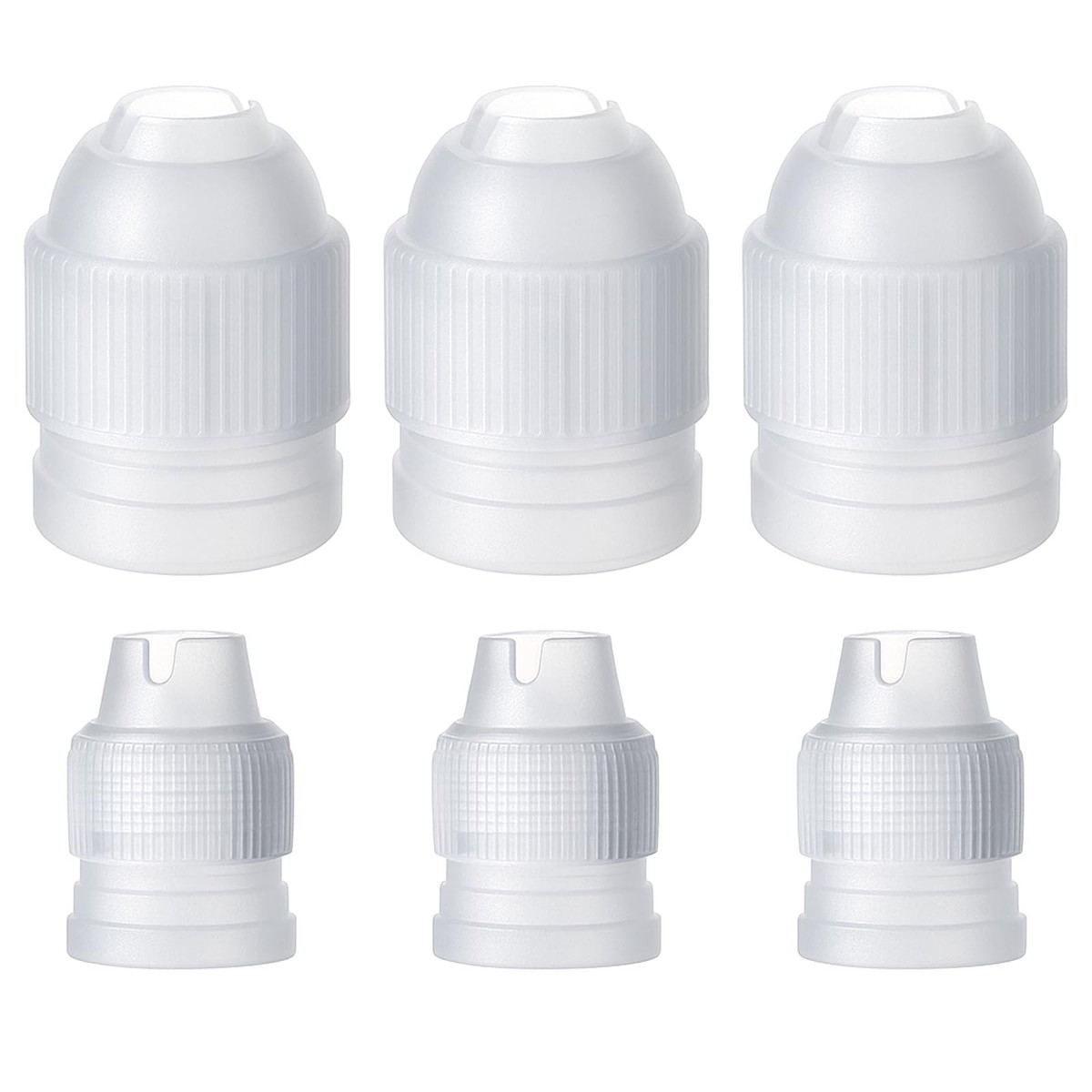 16 Acopladores Para Mangas Pasteleras – Conectores Estándar De Plástico Blanco Para Boquillas De Glaseado, Decoración De Tartas (16uds)