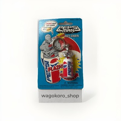 Pepsiman Flash Keychain Japan Edition NEW Sealed | Japanese Text on Back