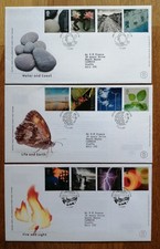 British Stamps 3 Covers FDCs - (n035)