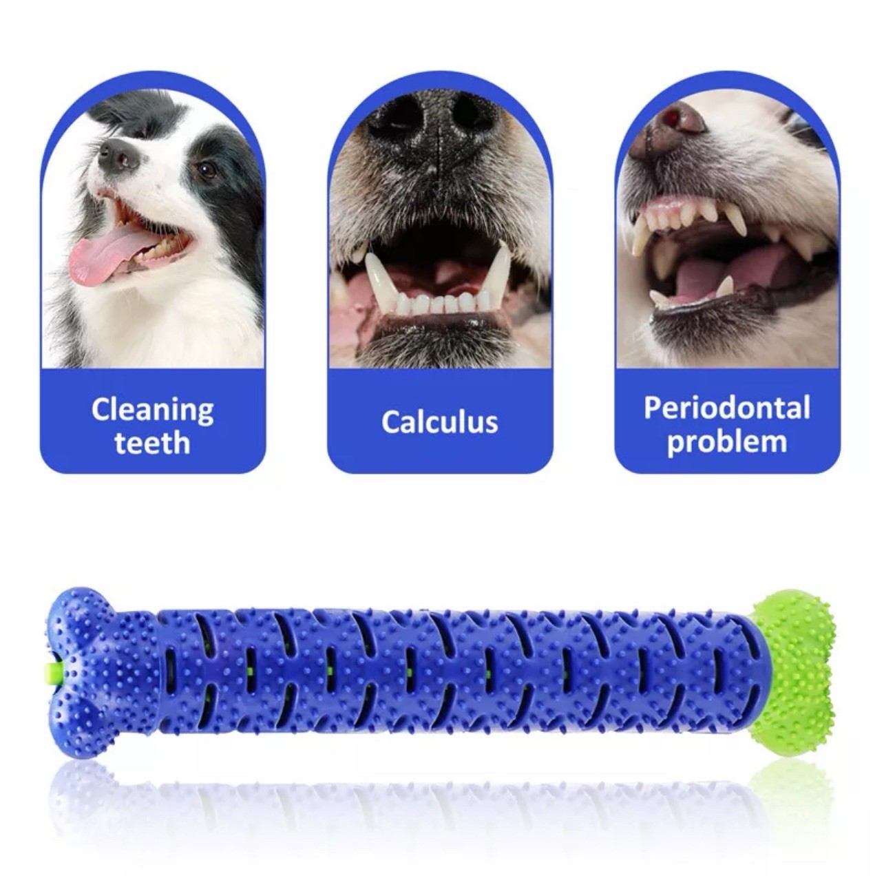 Chew Toy Dog Puppy Toothbrush Pet Molar Tooth Cleaning Doggy Brushing Instrument