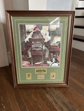 Norman Rockwell Beating The Deadline Commemorative Print
