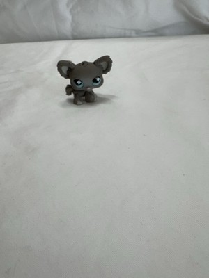Littlest Pet Shop Grey Chihuahua Dog Puppy Blue Eyes LPS #836 Authentic