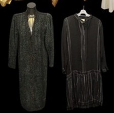 ORIGINAL CELEBRITY WORN CILLA BLACK STAGE TV COSTUME X2 CILLA BLACK AUCTION 🖤