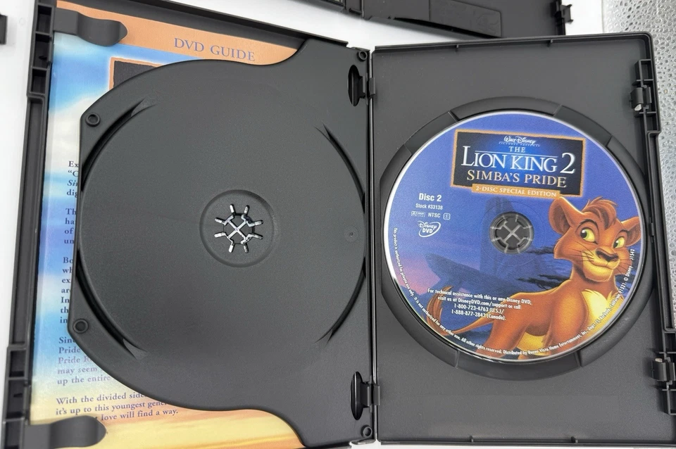 Disney DVD Blu-ray Lot Snow White Jungle Book 2 Lion King 2 Beauty Beast Sword - Image 4 of 4