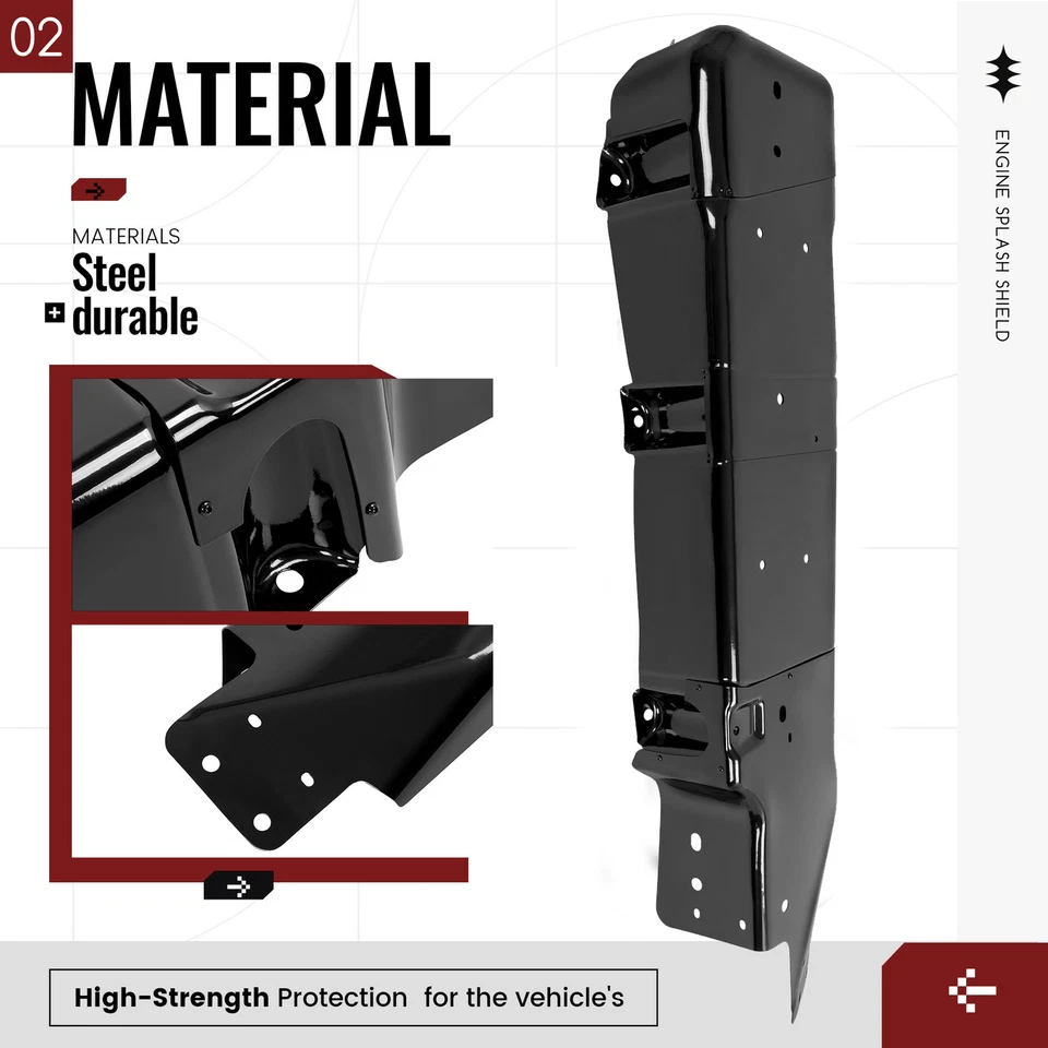 Fuel Gas Tank Skid Plate For Jeep Wrangler 2007-2017 & Wrangler JK 2018 4-Door Foto 4 de 4