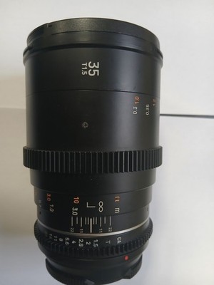 Samyang 35mm T1.5 MK2 Canon EF Mount Cine Objektiv Ersatzteile Reparaturen - Beschreibung lesen