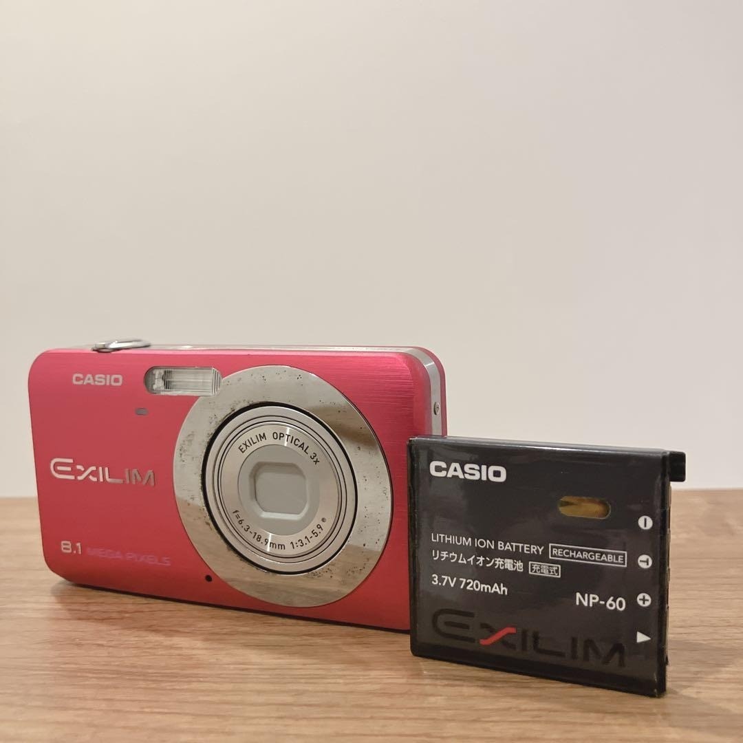 CASIO EXILIM EX-Z80 Pink Digital Camera 8.1MP 3x Optical Zoom From