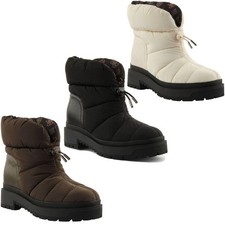 Guess Leeda Bottes Padded Pour Femmes En Noir Taille EU 36-42