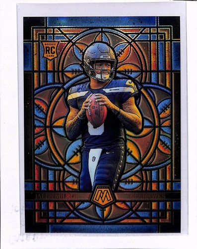 2025 Panini Mosaic Jalen Milroe Prizm Stained Glass Oversized RC #23 Seahawks