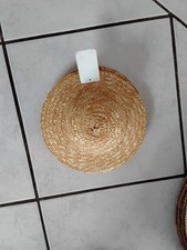 Bastel-Strohhut Hut Stroh Natur 2 Stück 22 cm bastel Deko