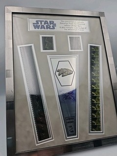 Star Wars Official Millennium Falcon Pin Badge & Film Strips Ltd Edition 127/450