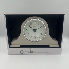 Acctim Harston Napoleon Mantel Clock Quartz Glass Lens