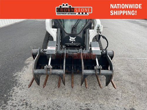 2023 BOBCAT 66" INDUSTRIAL FORK GRAPPLE FOR SKID STEER LOADERS, DUAL CYLINDER