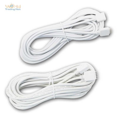 Verlängerungskabel RGB / RGBW LED, 1-10m, Steckverbinder 4-/5-Pin 12V/24V Kabel