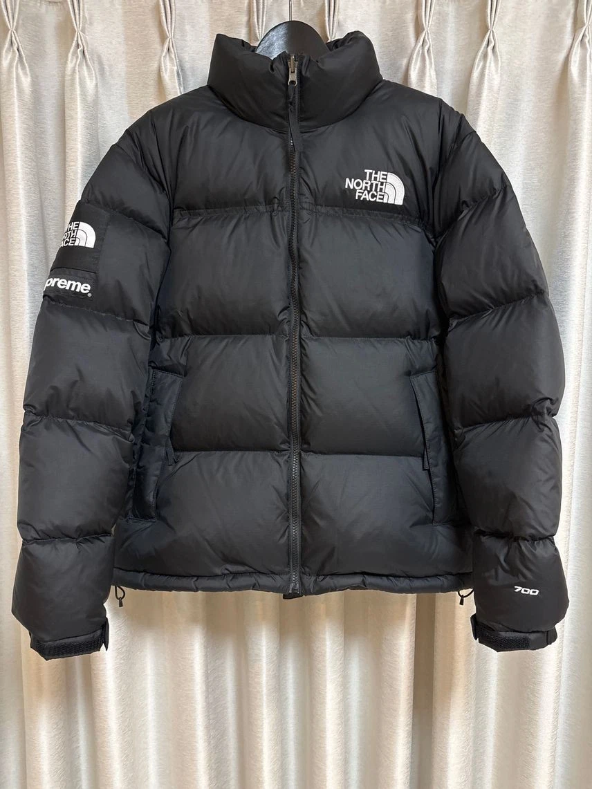 Veste Supreme X The North Face Split Nuptse noire Nd02400I / Nf0A875F