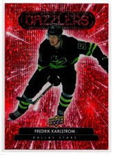 2022-23 Upper Deck Dazzlers Red Fredrik Karlstrom Dallas Stars #DZ-58