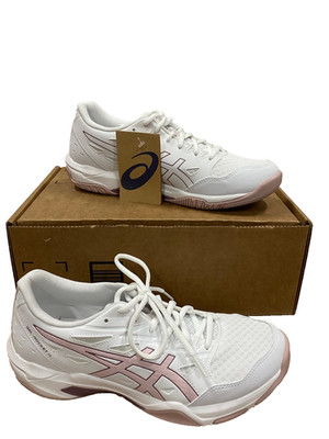 Asics Gel Rocket 11 Size 10 Pink/White 1072A093 Breathable, Flexible, Low Impact