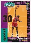 1995-96 Collector's Choice Crash The Game GOLD #C1 Michael Jordan Jan 30 Card