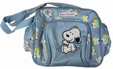 Vintage 1990s Baby Snoopy Diaper Bag Peanuts One Two Three Blue AD Sutton  Sons