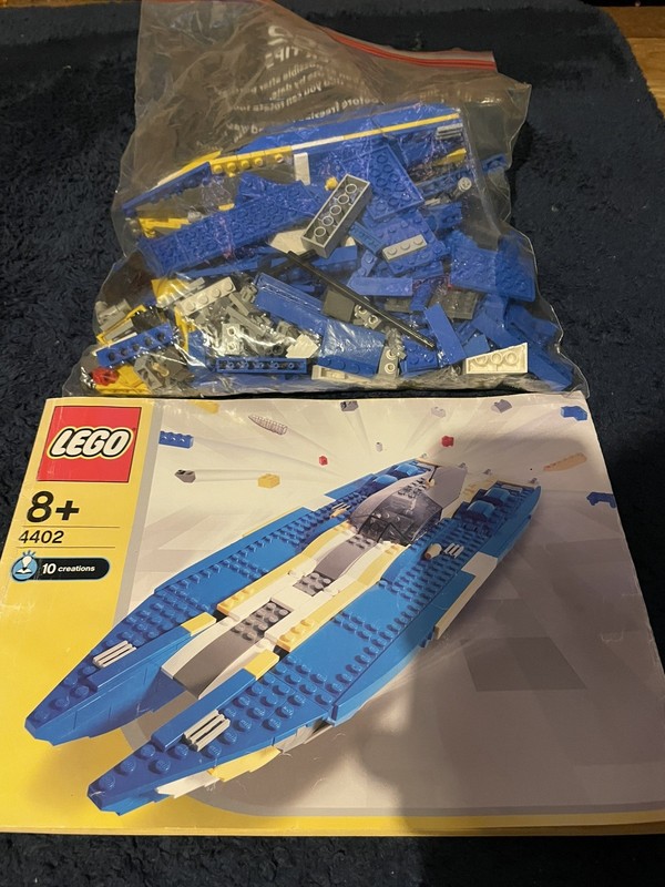 Retro LEGO Creator SEA RIDERS (4402) Speed boat Designer Set & instructions 2003