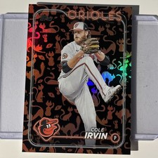 COLE IRVIN 2024 TOPPS Holiday Halloween 🎃 Cats 🐈 1/10 US138 Nice SSP