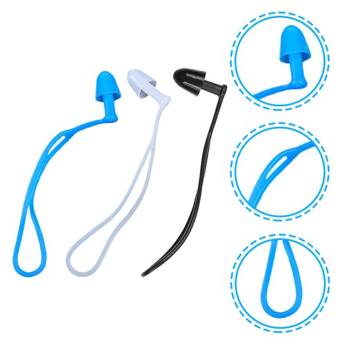 3 Pairs Noise Reduction Earplugs Waterproof Mother Swimming Kids