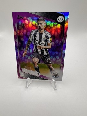 2025-26 Topps UEFA UCC Bruno Guimaraes Purple Refactor Newcastle United