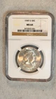 1949 S NGC MS64 FRANKLIN HALF NEAR GEM UNCIRCULATED SILVER 50C Coin!