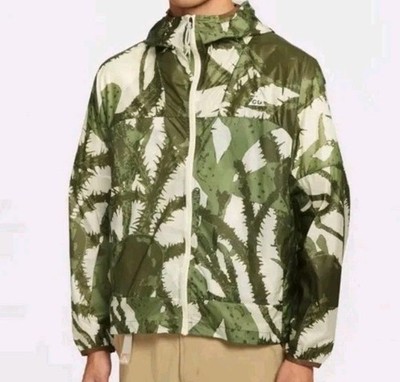 Nike ACG Cinder Cone Windproof Jacket Hooded Camouflage IH3580-229 Mens Size L