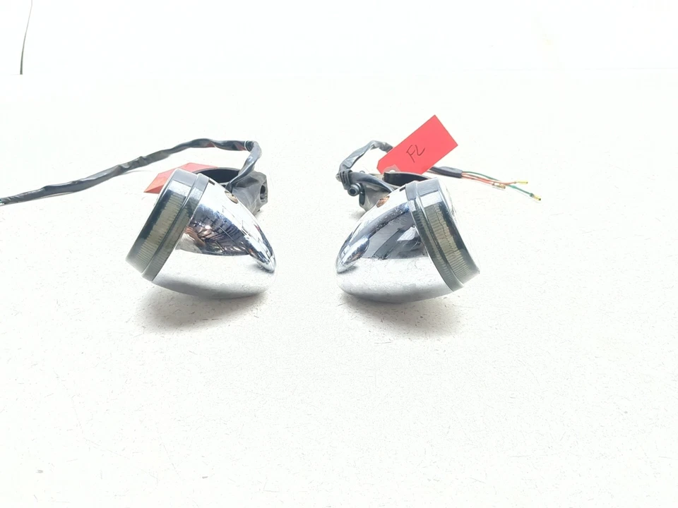 04-09 Juego de luces de humo intermitentes intermitentes de señal de giro delantera Honda VTX1300C VTX 1300 Foto 3 de 4