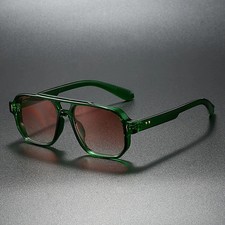 Square Frame Sunglasses UV400 Gradient Polycarbonate Lenses Casual Glasses
