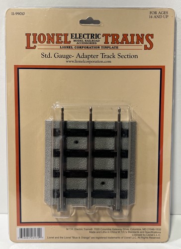 Lionel Hojalata MTH 11-99010 Calibre Estándar Adaptador RealTrax Sección de Pista NUEVO | Zustand: New