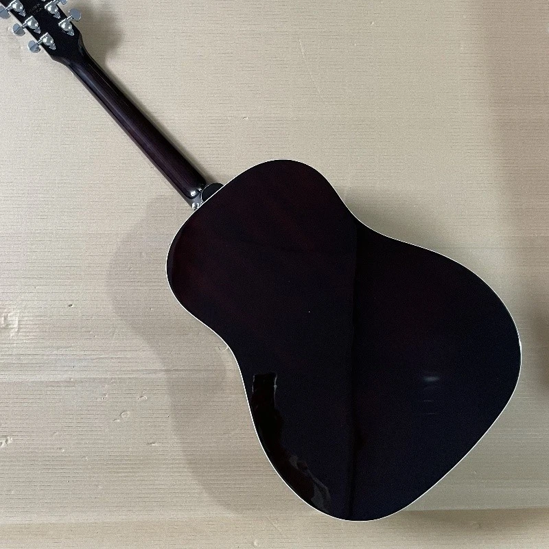 J-45 Acoustic Electric Guitar Sunburst Double B1g Pickups Bone Nut - Image 4 of 4