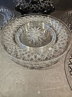 Set Of 9 ~ Kosta Boda Crystal ~ Rut Majestic Luncheon Plate ~  Sweden — photo 8