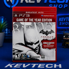 Batman: Arkham City Game of the Year Edition PS3 Greatest Hits With Manual
