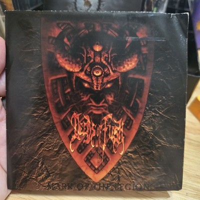 DEEDS OF FLESH   Mark of the Legion, 2001 Unique Leader Rare No Jewelcase Metal 