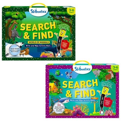 Skillmatics Search & Find Animals and Search & Find Bundle, Educational Game,...