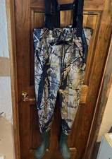Ouzong Waist Waders For Duck Hunting Or Fishing, Size 35 Or 3.5 US
