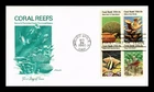 DR JIM STAMPS US COVER CORAL REEFS FIRST DAY ISSUE SETENANT ARTMASTER