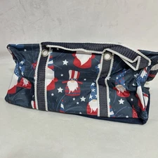Thirty One Tiny Utility Tote  Gnome Of The Brave NEW Red White & Blue