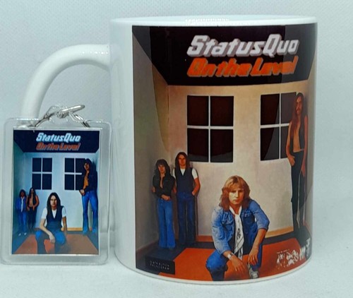 STATUS QUO : 'PILEDRIVER / ON THE LEVEL 2x' 11oz QUALITY MUGS + FREE KEYRING . - Picture 8 of 10