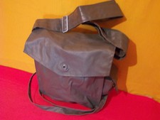 DDR NVA Gasmaskentasche für Gasmaske Sch-41M, Lederol, grau als Outdoor Tasche 
