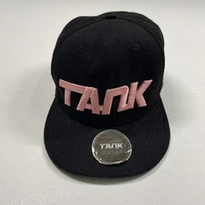 Tank By Deji Hat Cap Men’s Black Pink Snapback Embroidered