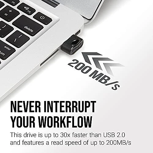 Pny 64Gb Elite-x Fit Usb 3.1 Flash Drive - 200Mb/s, Color-black Personal Comp... - Image 4 of 4