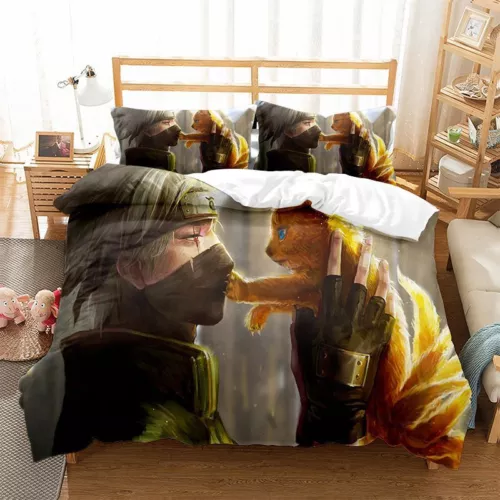 Naruto Bettwäsche Set Uchiha Itachi Deckenbezug Kissenbezug Junge Schlafzimmer - Bild 5 von 18