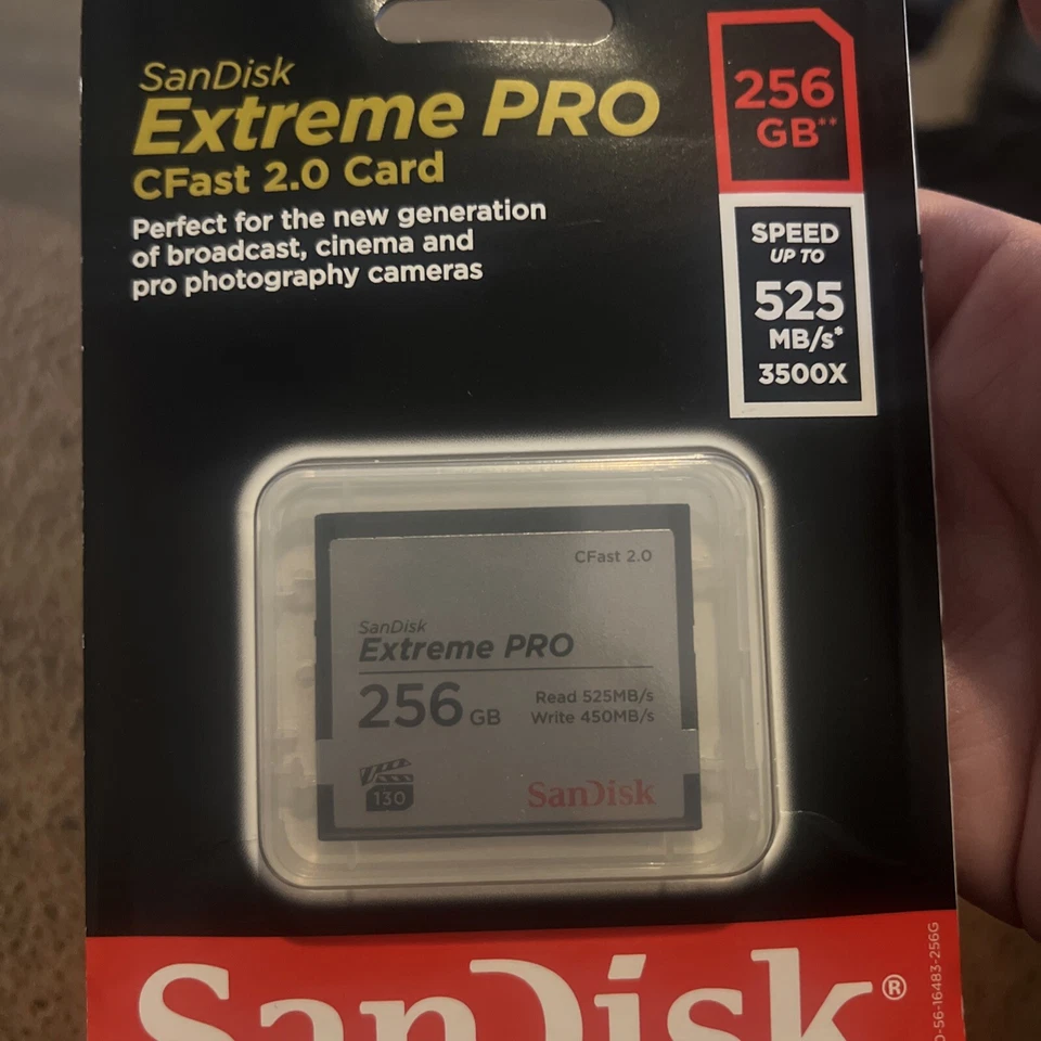 Sandisk SDCFSP-256G-A46D 256gb Extreme Pro Compact Flashflsh Rev D 525/450mb/s - Image 3 of 4