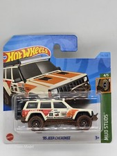 '95 Jeep Cherokee - Treasure Hunt - MUD Studs 4/5 HOT WHEELS 1:64