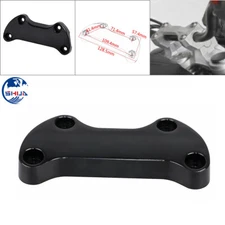 Black 1" Handlebar Riser Mount Top Clamp for Harley Sportster XL 883 1200 XLH